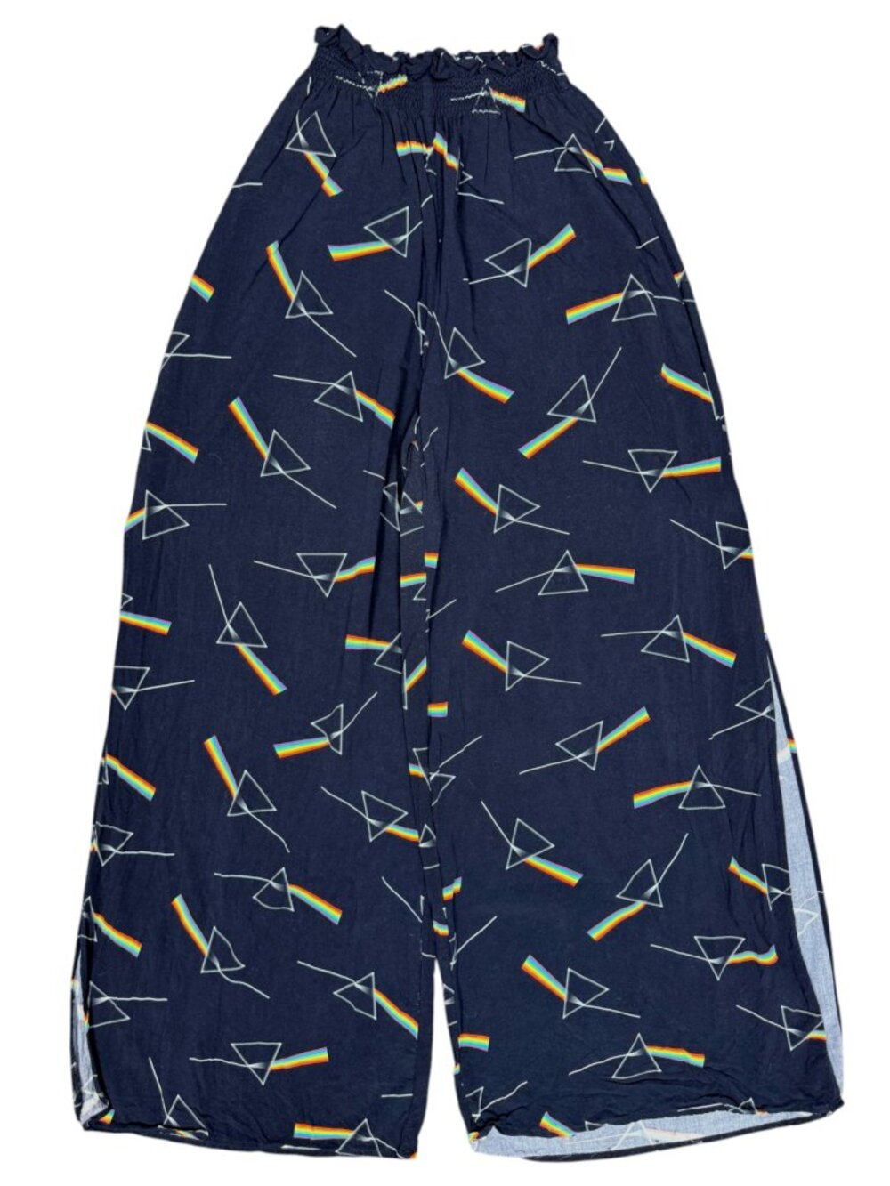 TRIYA X Women's EUC Pink Floyd Split Leg Beachwear Pant | Size S/M